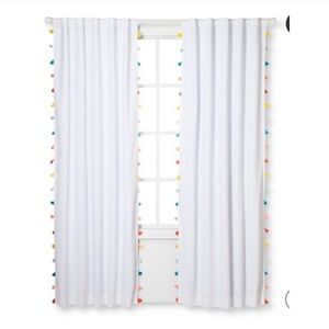 2 x Kid’s Room Tassel Blackout Curtain 63”x 42”